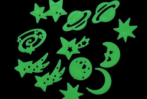 TOOGOO(R) Volles Haus leuchtendes Abziehbild Aufkleber Schlafzimmer Wandsticker Decke Abziehbild Sticker Universum und Sterne - 2