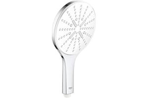 GROHE Vitalio SmartActive 150 26597000 słuchawka prysznicowa (oszczędność wody, 3 rodzaje strumienia, system zapobiegający osadzaniu się kamienia), chromowana