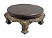 Produktbild Opiumtisch Blumenhocker Beistelltisch Nachtisch Rundhocker Opiumhocker 50 cm Rund Akazien Holz Dunkel Antik