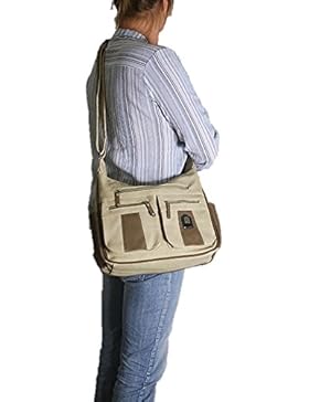 Chapeau-tendance , Herren Schultertasche beige beige