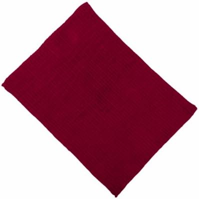 Kit for Kids By Carla Raspberry Bloom Cable Chenille Knitted Blanket (Red)