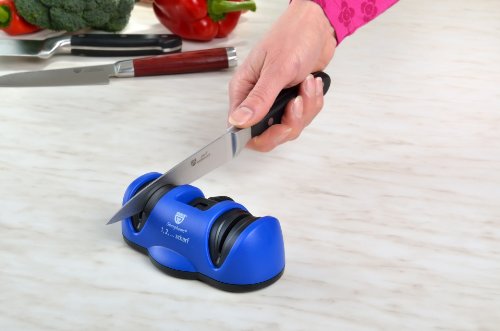 GRÄWE® stabiler Messerschärfer mit Saugfuss und 2 Stationen - 5