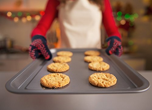 Pateker®- 2 Professionelle grillhandschuhe ofenhandschuhe Kochhandschuh -XL - 6