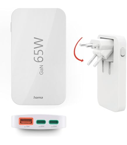 Chargeur secteur Force Power 45W USB A + C Recycle Gris
