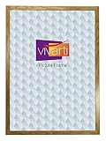 Fabricado en Gran Bretaña. Vivarti Marco de Fotos de Madera de Roble, tamaño A1, 59,4 x 84 cm