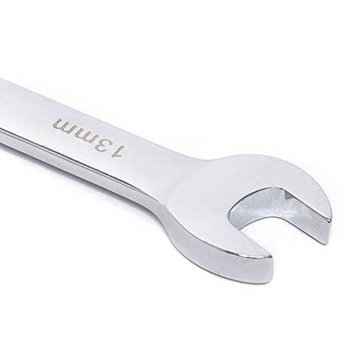 Fortag 6 tlg Ratschenringschlüsselsatz Gelenk Ringratsche Maulschlüssel Ring-Maulschlüssel Maulringschlüssel-Satz Gabel-Schlüssel Gelenkratschengabelschlüssel Ratschenringschlüssel-Set Ringratsche Ring Maul Ratsche Schlüssel Satz 8-13 mm. - 5