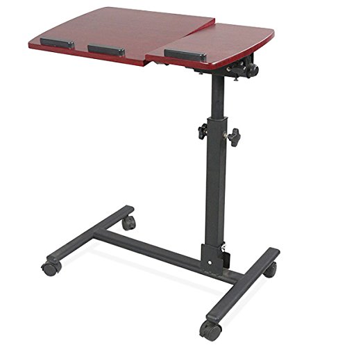 Yahee Laptoptisch Laptop Notebook Netbook Tisch auf Rollen verstellbar (59cm x 34.5cm) - 4