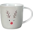 Grafik-Werkstatt Tazza Da Caffè 300 Ml Con Scritta Rentier, Porcellana, Lavabile In Lavastoviglie, Idea Regalo Divertente