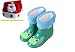 Produktbild Stillshine - Kinder Mädchen Jungen Regen Schnee Stiefel Gummikarikatur Kinder Schuhe Wasserdichte Rutschfeste Low Heels Regen Stiefel Mit Abnehmbarem Gebürstetem Futter Für Kinder Schuh (24, Green)