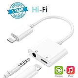 🎧 [ Einfach zu bedienen ] ⚡ Keine zusätzliche Software erforderlich. Stecken Sie einfach den Adapter in das Gerät und lassen Sie Ihr Telefon den Adapter 3-5s erkennen, bevor Sie Musik abspielen. Gute Klangqualität, geringe Größe, geeignet für Fitness, Kurzzeitreisen usw.