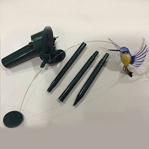 Schöne Solarbetriebene Fliegen flatternde Kolibri Fliegen Vögel DIY Garten Home Decoration Zufällige Stil - 6