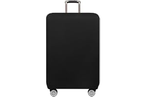 Hiseng Elastisch Kofferhülle, Einfarbig Kofferschutzhülle Kofferüberzug, Suitcase Cover Waschbare Kofferschutz, Polyester Luggage Cover Gepäck Cover Reisekoffer