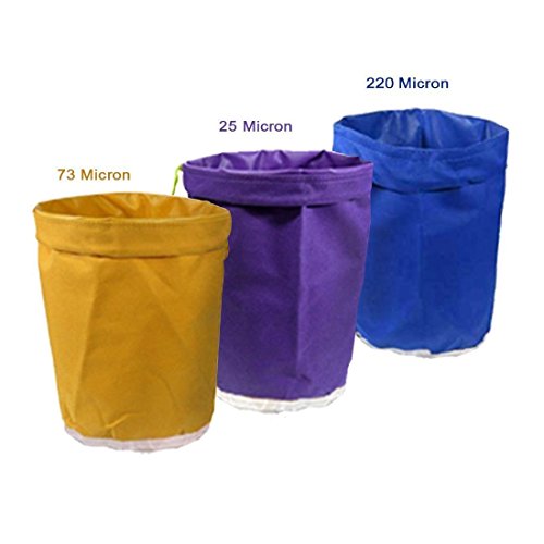 VIVOSUN Hydroponik Extraktorbeutel Bubble Hash Bag Herbal Ice Extractor Kit Extraction 3 pcs 19 Liter - 2