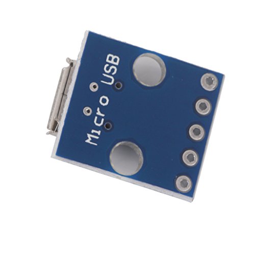 Generic Stromversorgung Converter Board 10pcs Female 5 pin Pinboard 2.54mm Micro USB Typ DIP - 7