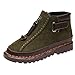 Produktbild Schuhe Damen Groß Größe Frauen Freizeitschuhe Btruely Wildleder Schneestiefel Wanderschuhe Flache Stiefel