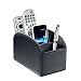 Produktbild Fernbedienung Halter PU Leder TV Stift Bleistift Remote Organizer mit 5 Geräumigen Fächern für Wohnzimmer und Büro (020-schwarz)