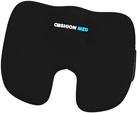 Cushion Med Orthopedic Coccyx Raiser – High Quality Design Proven to Give Instant Relief From Coccyx/ Tailbone Pain, Lower Back Pain, and Sciatica. Highly Innovative Shape Ensures Maximum Comfort. Portable and Suitable For Indoor and Outdoor Use.