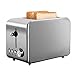 Produktbild Toaster, Edelstahl Toaster,850W Netzteil, 6 Bräunungseinstellungen Und Aufwärm, Auftau, Abbruch, Funktions, Edelstahl, Schublade Krümelschublade - Silberweiß