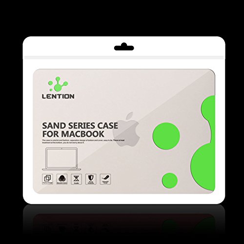 LENTION Matte Hartschale für MacBook Pro (13″, Mitte 2010 zu Mitte 2012) Modell-A1278, LENTION Durchsichtige Plastikabdeckung & Schale für Mac Book Laptop, matte Hülle mit Gummifüßen, mit Anti-Staub Port Stecker – Transparent Weiß - 7