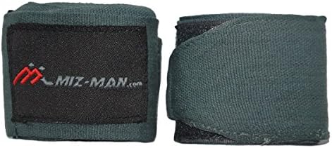 Boxin Hand Wrap Maxican Muay Thai Kick Boxing Wrist Protector Bandage Twin pack. (Dark Grey)