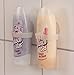 Produktbild ADOB Monkey Weiss Duschgelhalter, Lotion Creme Halter mit Saugnapf ohne Bohren, 2 Stück, 26002