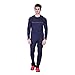 Vivid Bharti Navy Cotton Full Sleeve Round Neck Night Set (Premium Quality Night-Set) RS.975.00