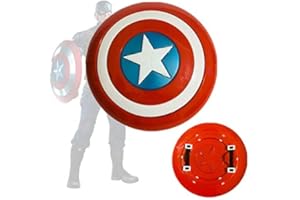 ZKTSRY Captain America Shield, 12 inch Children's Captain America Shield Cosplay Party Props for Kids Boy