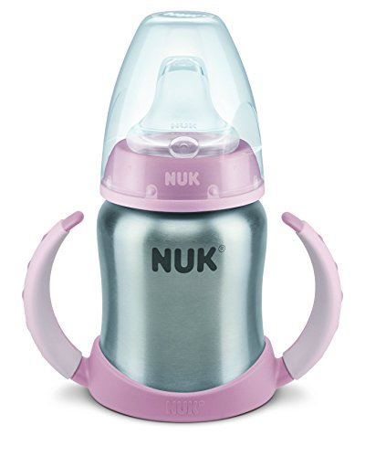 NUK Learner Cup, Flaschenkörper aus hochwertigem Edelstahl, langlebig und hygienisch, 1 Stück, 125 ml - 2
