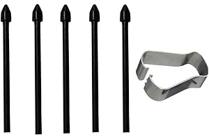 LILITOK Końcówki do Galaxy S24 Ultra Pen 5 sztuk, wymienne końcówki do Samsung Galaxy S24 Ultra S23 Ultra Tab S9 Tab S8 Touch Stylus rysik końcówki S Pen z usuwaniem pęseta (czarne)