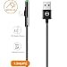 Produktbild Mcdodo Rechtwinkliges USB-Kabel mit LED-Licht, 90 Grad Ladekabel, Nylon geflochten, wendbar, USB Schnelle Datensynchronisation, Ladeanschluss-Adapter Cylindrical-4ft