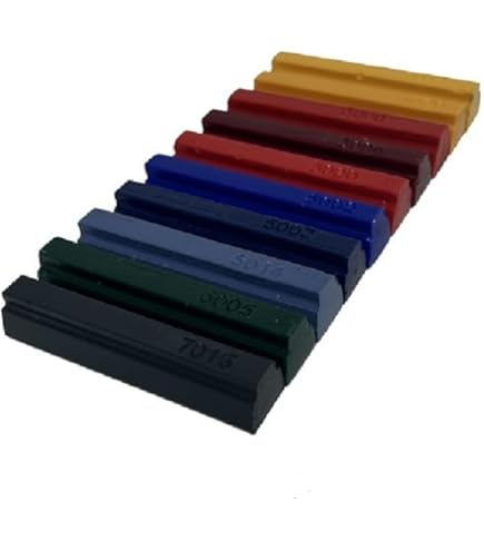 Medium Oak Soft Wax Wood Filler Scratch Repair Stick - View #10