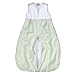 Produktbild wellyou, Kinder-Baby-Schlafsack, mit Frottee gefüttert, grün-weiß Vichykaro, für Mädchen und Jungen, Größe 92-122