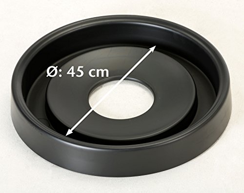 Ballschale für Fitnessball, schwarz, Durchmesser 45 cm - 5