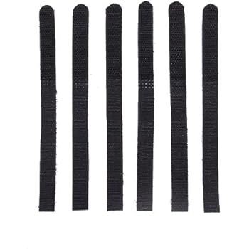 SODIAL(R) Ca. 100 Stueck Klettbaender im Beutel Seilklett Veranstalter Schwarz