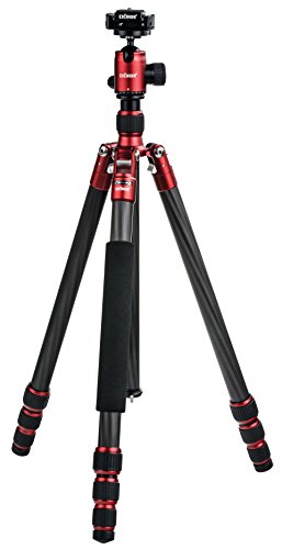 Drr 380136 Foto-und Videostativ HQ-1635 4-teilig Carbon schwarz/rot Drr 380136 Foto-und Videostativ HQ-1635 4-teilig Carbon schwarz/rot