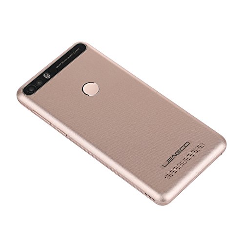 LEAGOO KIICAA POWER, cellulari in offerta,3G Smartphone,5,0 pollici HD Display - Android 7.0 - Quad Core 1.3GHz - 2GB RAM+16GB ROM - 5MP+8MP Doppia Fotocamera - 4000mAh batteria - Impronte Digitali - Doppia SIM(Oro)