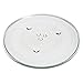 Produktbild Smartfox Mikrowellenteller Glasteller Drehteller Ersatzteller mit Antriebsfuß für Mikrowelle Herd Ofen universal Durchmesser 31,5cm