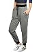 Allegra K Ladies Drawstring Waist Front Slant Pockets Casual Pants Gray XS