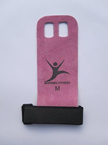 palm grips - cross fit, gymnastics. Improved (2017) EXTRA THICK. (pink, medium)