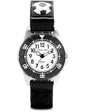 Jacques Farel KWD5557–Armbanduhr, Armband Stoff mehrfarbig