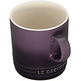 Le Creuset - Taza de gres, desayuno, 350 ml, color cassis