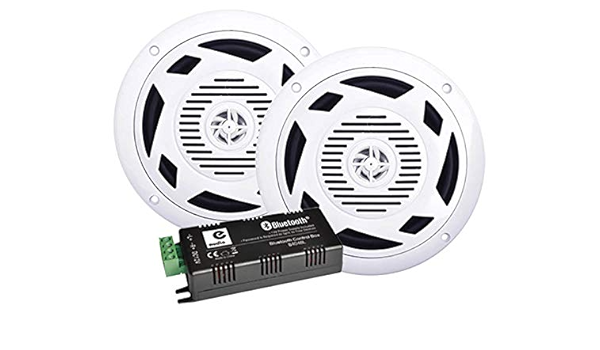E Audio 6 5 Bluetooth Ceiling Speaker Kit With 2 X 30w Speakers Amazon Co Uk Electronics Photo
