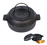 - Conserva el sabor original de la comida: el diseño único de gota de agua hace que el vapor circule completamente en la olla, lo que hace que la comida sea más fragante y deliciosa.
