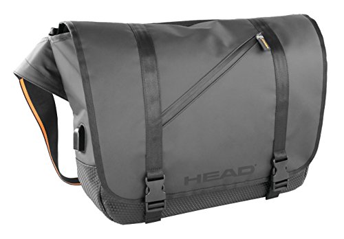 Preisvergleich Produktbild HEAD Jump Messenger Bag Messengertasche mit USB Ladekabel und Adapter