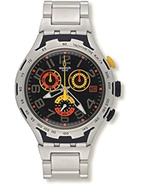 Swatch Herren-Armbanduhr Chronograph Quarz verschiedene Materialien YYS4006AG