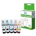 Produktbild InkJello kompatibel Tinte Flasche Ersatz für Epson EcoTank ET-2700 ET-2750 ET-3700 ET-3750 ET-4750 102 (Schwarz/Cyan/Magenta/Gelb, 5-Pack)