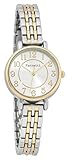 FERRETTI Damen | Chic klein Zwei Ton Gold und Silber Uhr mit Metall dünn Band | ft15001