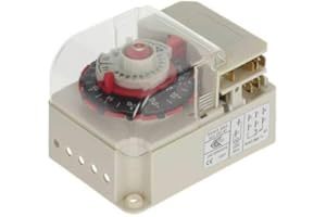 TTAMG Temporizador electromecánico tipo Bigatti para descongelación – SB3.82/8 contactos – Gestión retardo ventiladores/alimentación 230 V – 50 Hz