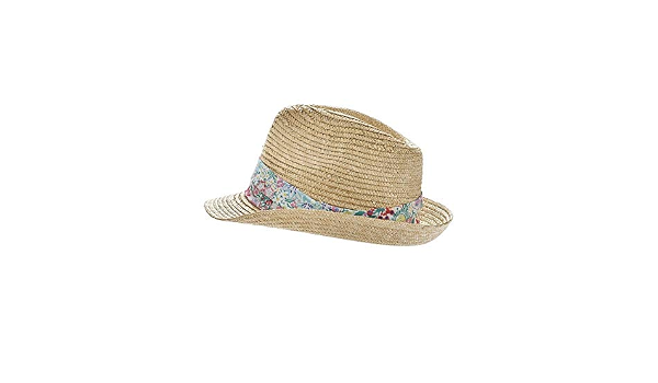 Joules Austwick Ladies Straw Trilby Hat 