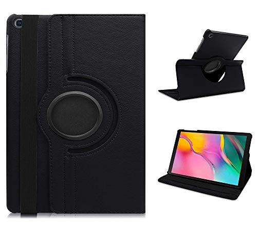Funda para samsung galaxy tab a 10.1 2019 360° rotable carasa sm t510/t515 cuero protector cover con función soporte para samsung tablet a 10,1 2019